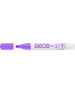 Перманентен маркер Ico Deco - объл връх, лилав