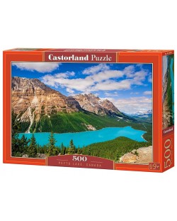 Пъзел Castorland от 500 части - Езерото Пейто, Канада