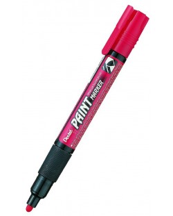 Перманентен маркер Pentel Paint MМP20 - 4.0 mm, червен