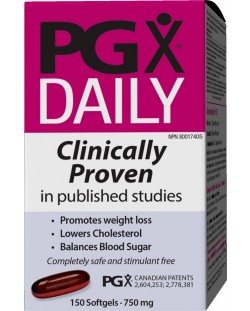 PGX Daily, 750 mg, 150 софтел капсули, Webber Naturals