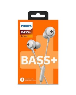 Слушалки Philips BASS+ - бели