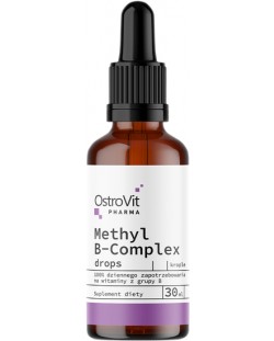 Pharma Methyl B-Complex Liquid Drops, 30 ml, OstroVit