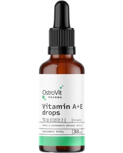 Pharma Vitamin A + E Drops, 30 ml, OstroVit