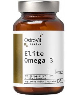 Pharma Elite Omega 3, 30 капсули, OstroVit