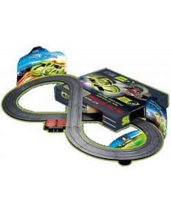 Писта Ocie - Slot Track, GLOW RACING, с 2 светещи в тъмното коли