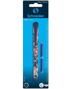 Писалка Schneider Voice - M, 2 броя патрони, блистер, асортимент