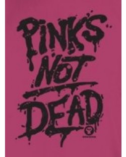 Тениска RockaCoca Pink's not dead, розова, размер XL