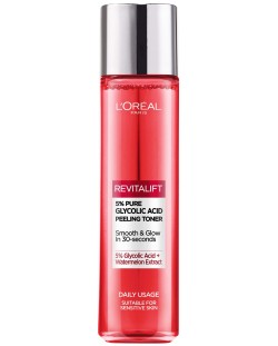 L'Oréal Revitalift Пилинг тоник за лице Glycolic, 180 ml