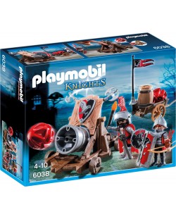 Комплект фигурки Playmobil Knights - Рицари - ястреби с артилерия