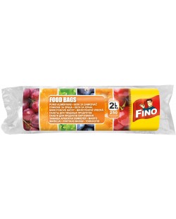Пликове за храна Fino - 2 L, 24 x 28 cm, 250 броя