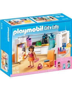 Комплект фигурки Playmobil City Life - Модерен дрешник