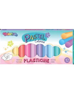 Пластелин Colorino Pastel - 12 цвята
