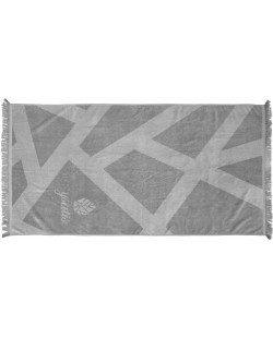 Плажна кърпа Ysatis - Сива, 90 x 170 cm