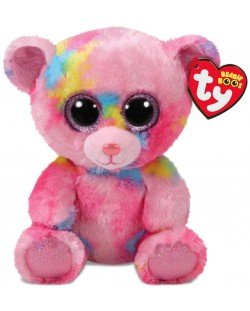 Плюшена играчка TY Toys Beanie Boos - Мече Franky, шарено, 15 cm