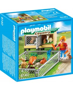 Комплект фигурки  Playmobil Country - Клетки за зайчета