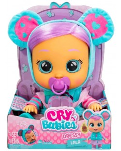 Плачеща кукла със сълзи IMC Toys Cry Babies Dressy - Лала