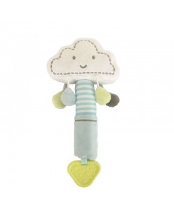 Плюшена играчка с гризалка KikkaBoo Clouds - Облаче