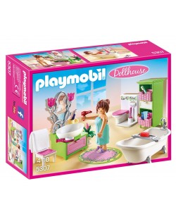 Комплект фигурки Playmobil Dollhouse - Винтидж баня
