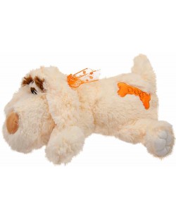 Плюшена играчка Амек Тойс - Легнало куче, бежово, 45 cm
