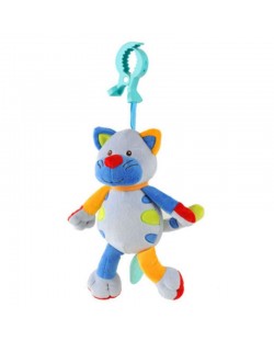 Плюшена играчка Babyono - Смеещо се коте