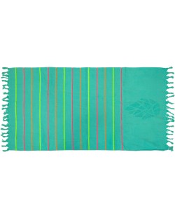 Плажна кърпа Ysatis - Зелена, 80 x 160 cm