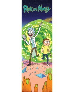 Плакат за врата Pyramid - Rick and Morty (Portal)