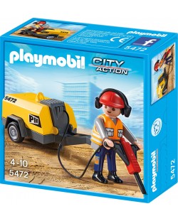 Фигурка Playmobil - Строителен работник