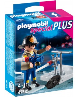 Фигурка Playmobil Specials Plus - Пожарникар с маркуч