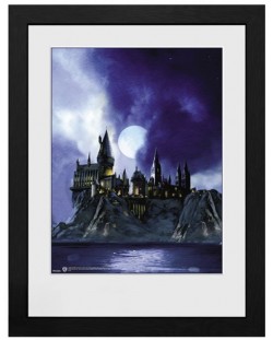 Плакат с рамка GB eye Movies: Harry Potter - Hogwarts Painted