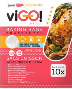 Пликове за печене viGО! - Premium, 10 броя, различни размери