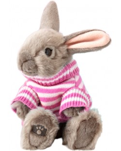 Плюшена играчка Studio Pets - Зайче с пуловер, Бъни