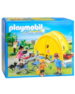 Конструктор Playmobil - Семейно къмпинг пътуване