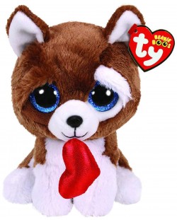 Плюшена играчка TY Toys - Влюбено куче Smootches, 15 cm