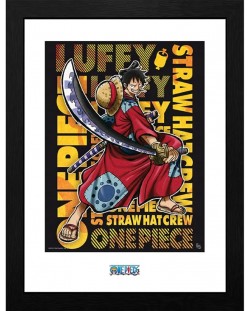 Плакат с рамка GB eye Animation: One Piece - Luffy in Wano