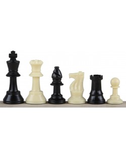 Пластмасови фигури за шах Sunrise - Staunton, king 64 mm