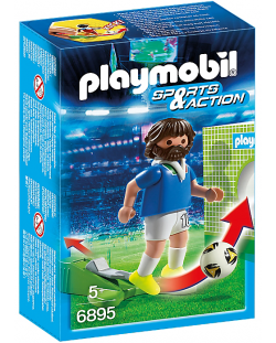 Фигурка Playmobil Sports Action - Футболист от националния отбор на Италия