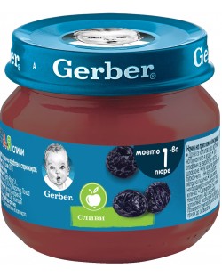Плодово пюре Nestlé Gerber - Слива, 80 g
