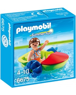 Фигурка Playmobil - Дете с лодка
