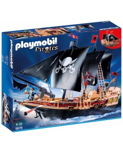Конструктор Playmobil - Пиратски боен кораб