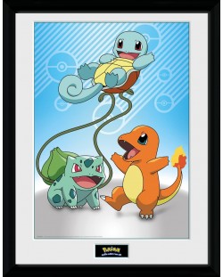 Плакат с рамка GB eye Games: Pokemon - Kanto Starters