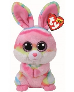 Плюшена играчка TY Toys Beanie Boos - Зайче Lollipop, шарено, 15 cm