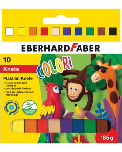 Пластилин Eberhard Faber - 10 цвята