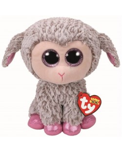 Плюшена играчка TY Toys - Сива овчица Dixie, 15 cm