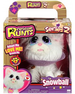 Плюшена играчка Rescue Runts Спаси животинчето - Snowball