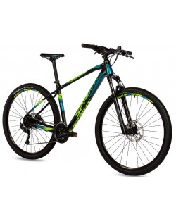 Планински велосипед SPRINT - Apolon MTB, 29"x480, черно/циан/зелено