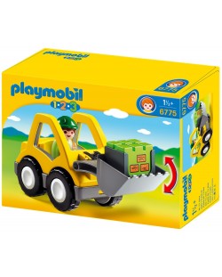 Комплект фигурки Playmobil 1.2.3 - Багер