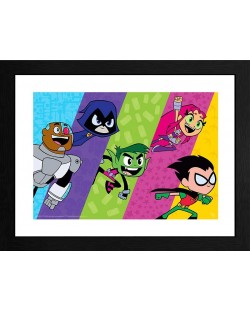 Плакат с рамка GB eye Animation: Teen Titans GO - Titans Colorblock