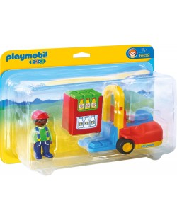 Комплект фигурки Playmobil 1.2.3 - Мотокар