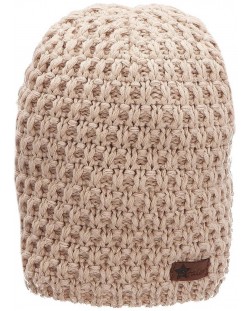 Плетена шапка с поларена подплата - 53 cm, 2-4 г, розова