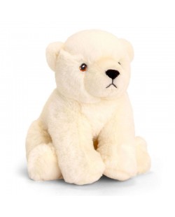 Плюшена играчка Keel Toys Eco - Полярна мечка, 25 cm